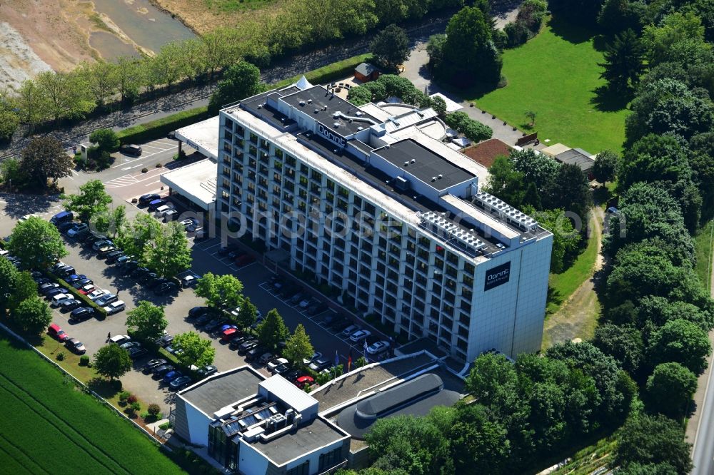 Sulzbach am Taunus from above - Building of the conference center, the Dorint Hotel in Sulzbach am Taunus in Hesse