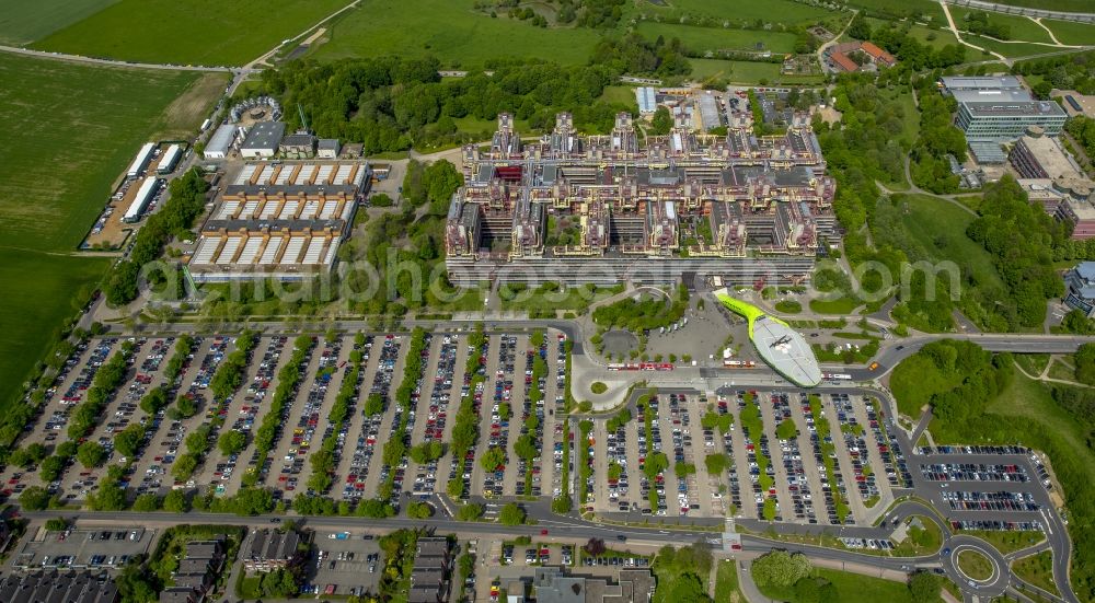 Aerial image Aachen - The University Hospital Aachen is a hospital of maximal level of care and the Hospital of the Rheinisch-Westfaelische Technische Hochschule Aachen