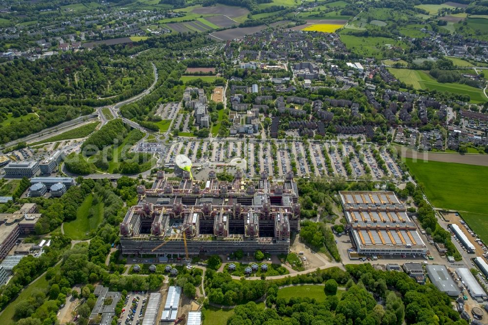 Aerial image Aachen - The University Hospital Aachen is a hospital of maximal level of care and the Hospital of the Rheinisch-Westfaelische Technische Hochschule Aachen