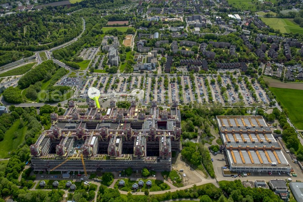 Aerial photograph Aachen - The University Hospital Aachen is a hospital of maximal level of care and the Hospital of the Rheinisch-Westfaelische Technische Hochschule Aachen