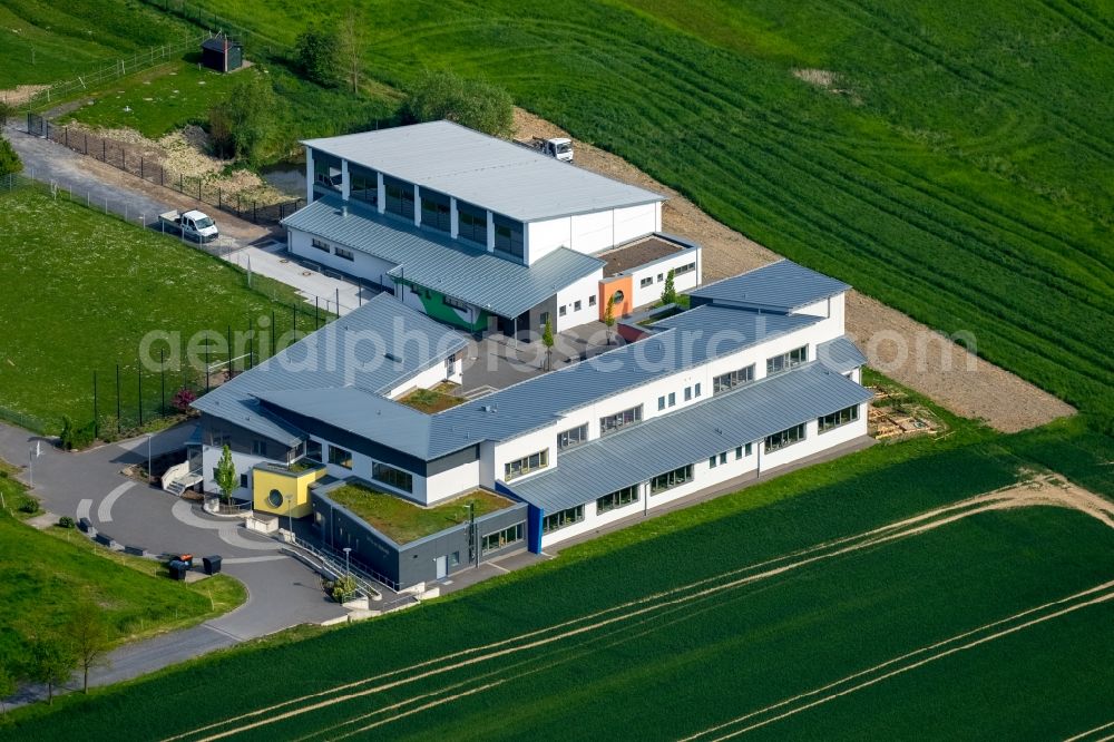 Aerial image Hamm - Building des St. Vincenz-youth welfare-center at Allener street in Hamm in the state North Rhine-Westphalia