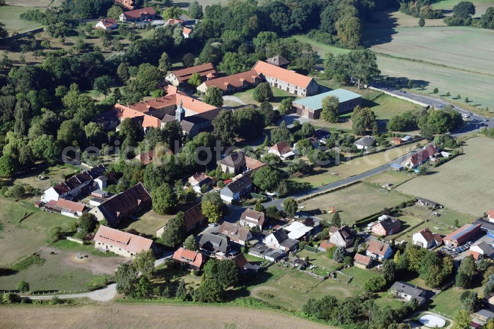 Aerial image Mariental - Building complex of the former monastery Mariental in Mariental in the state Lower Saxony