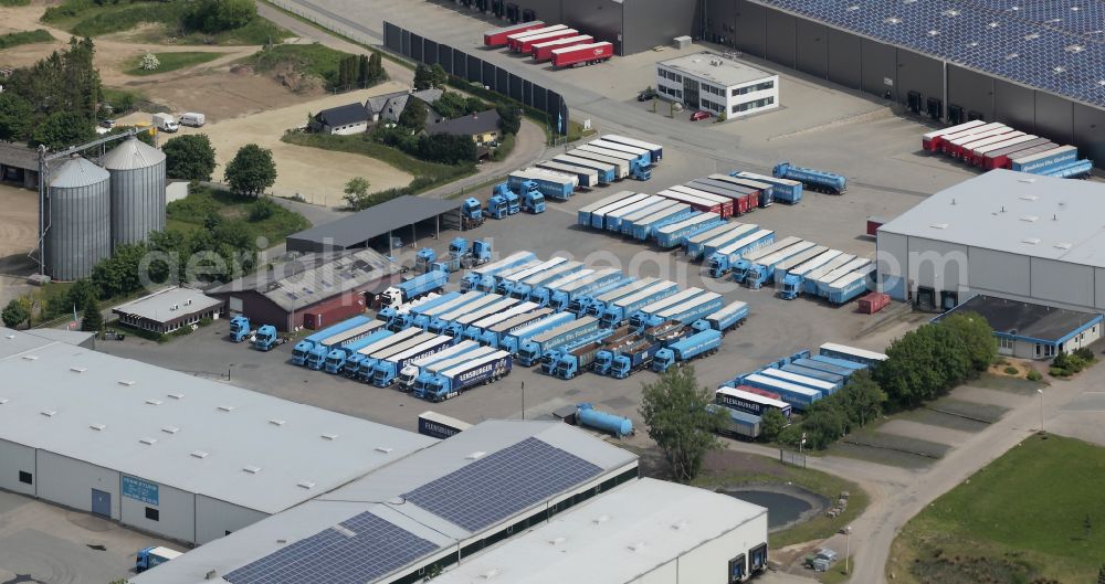 Aerial image Handewitt - Building complex and grounds of the logistics center in Handewitt in Schleswig-Holstein