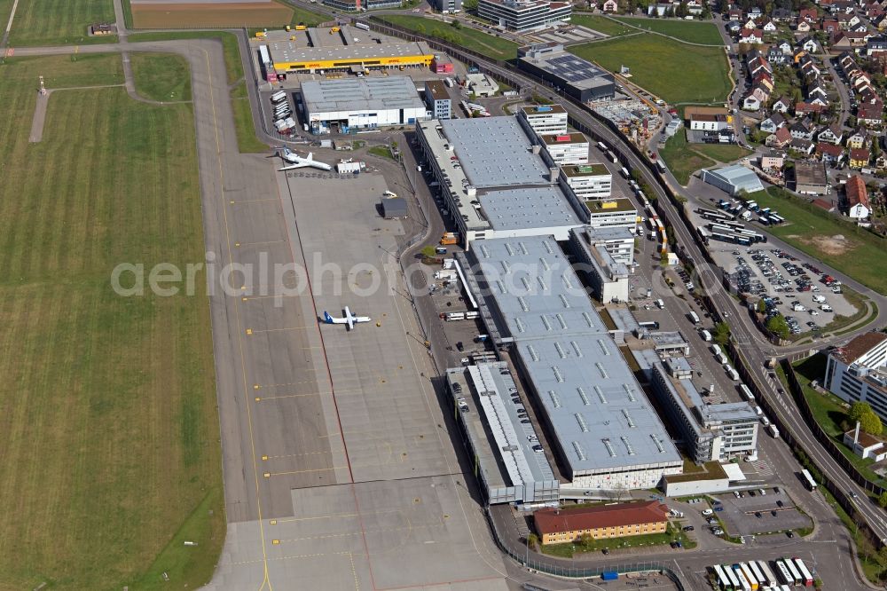 Aerial photograph Stuttgart - Building complex and grounds of the logistics center at the airport Stuttgart on the Nord-West-Umfahrung in Stuttgart in the state Baden-Wuerttemberg, Germany