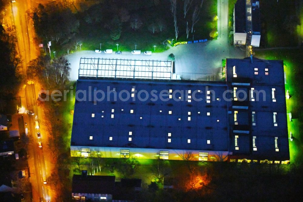 Aerial image Potsdam - Building complex and grounds of the logistics center of Sonacorp Pharmahondel GmbH An of Brauerei in the district Waldstadt in Potsdam in the state Brandenburg, Germany