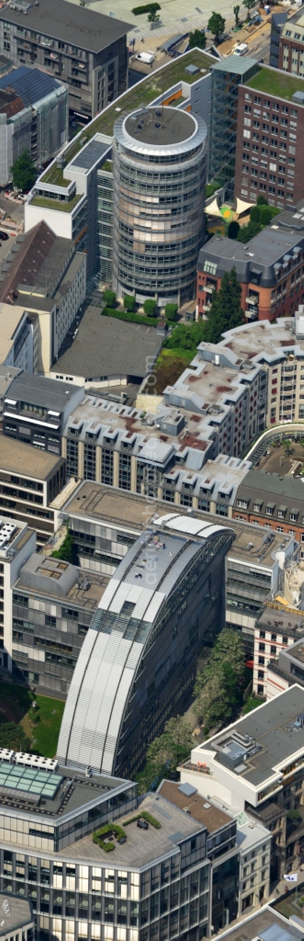 Hamburg from the bird's eye view: Building complex of Google Hamburg office and commercial district on the ABC-Straße in Hamburg