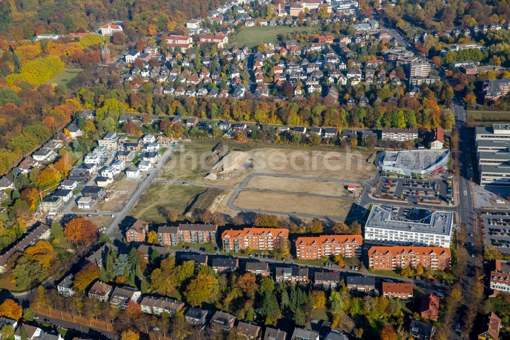 Aerial image Hamm - Building complex of the university Hamm-Lippstadt HSHL in Hamm in the state North Rhine-Westphalia