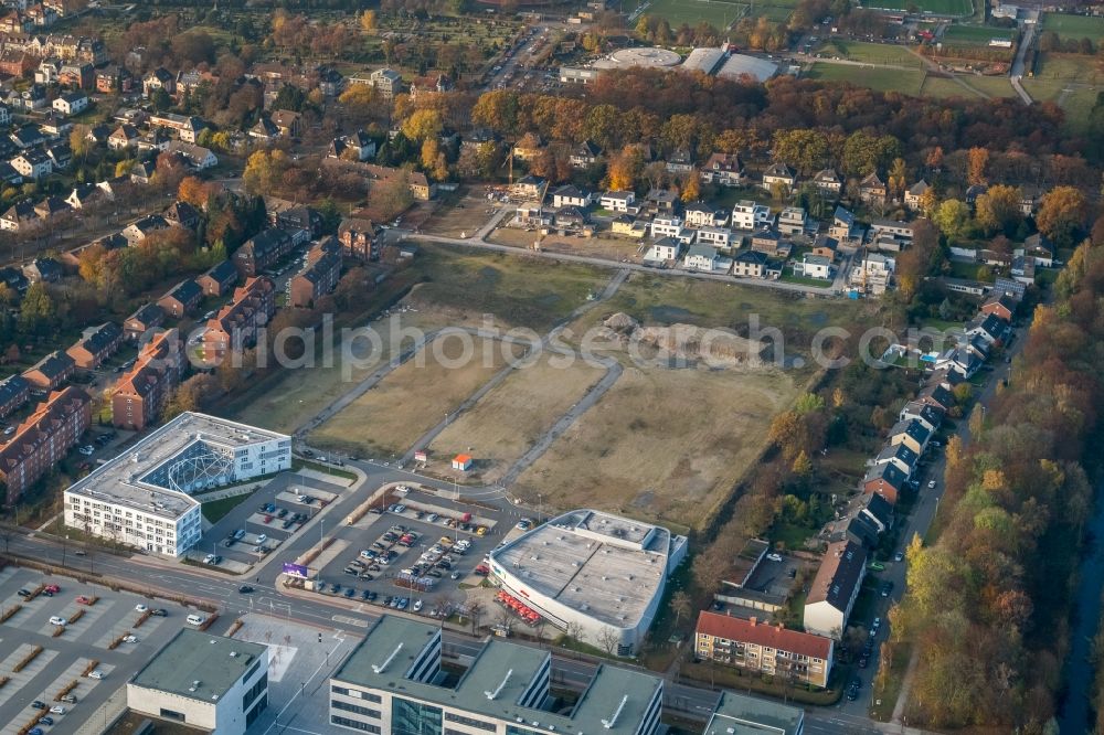 Aerial photograph Hamm - Building complex of the university Hamm-Lippstadt HSHL in Hamm in the state North Rhine-Westphalia