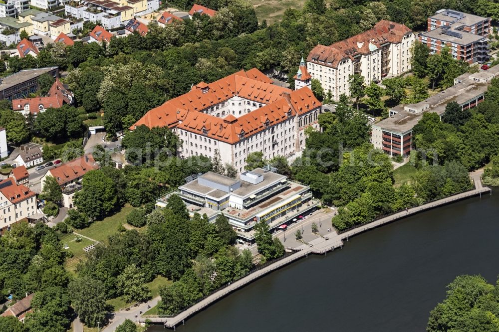 Aerial photograph Nürnberg - Building complex of the university fuer Musik in Nuremberg in the state Bavaria, Germany