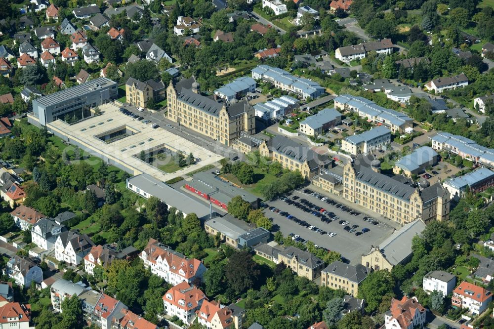 Osnabrück from the bird's eye view: Building complex of the University of Applied Sciences in Osnabrueck in the state of Lower Saxony