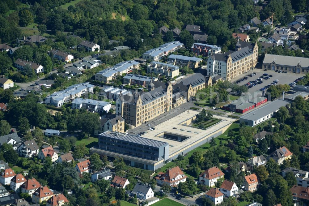 Aerial photograph Osnabrück - Building complex of the University of Applied Sciences in Osnabrueck in the state of Lower Saxony