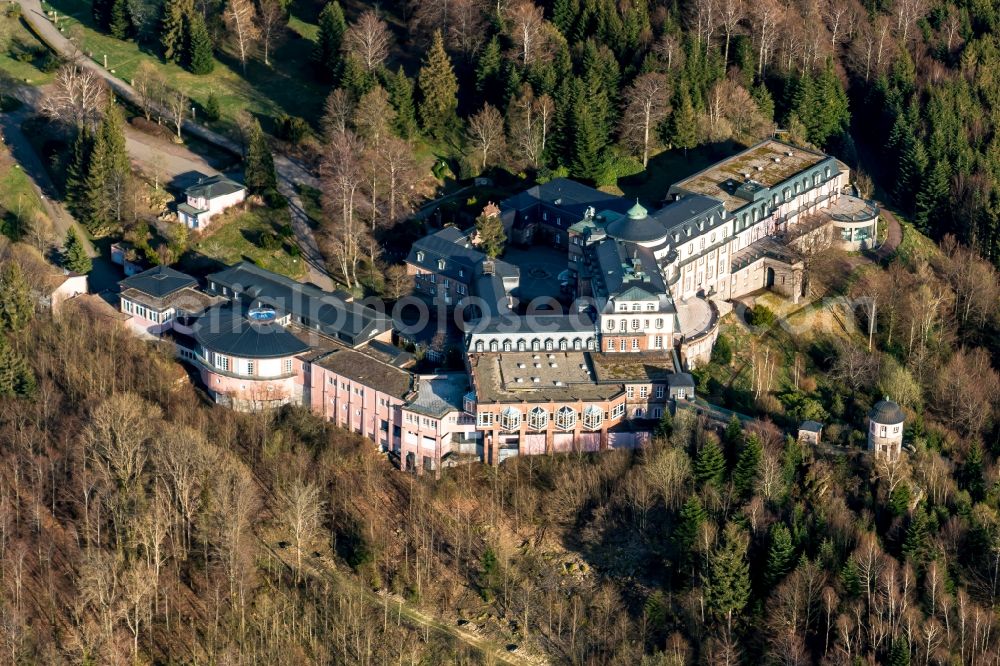 Bühl from above - Complex of the hotel building Buehler Hoehe in Buehl in the state Baden-Wuerttemberg, Germany