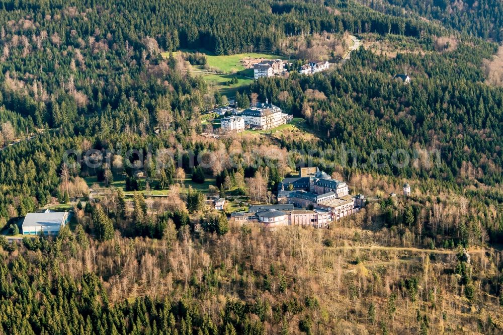 Aerial image Bühl - Complex of the hotel building Buehler Hoehe in Buehl in the state Baden-Wuerttemberg, Germany