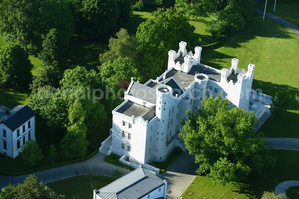 Aerial image Heiligendamm - Complex of the hotel building Grand Hotel Heiligendamm on Prof.-Dr.-Vogel-Strasse in Heiligendamm in the state Mecklenburg - Western Pomerania, Germany