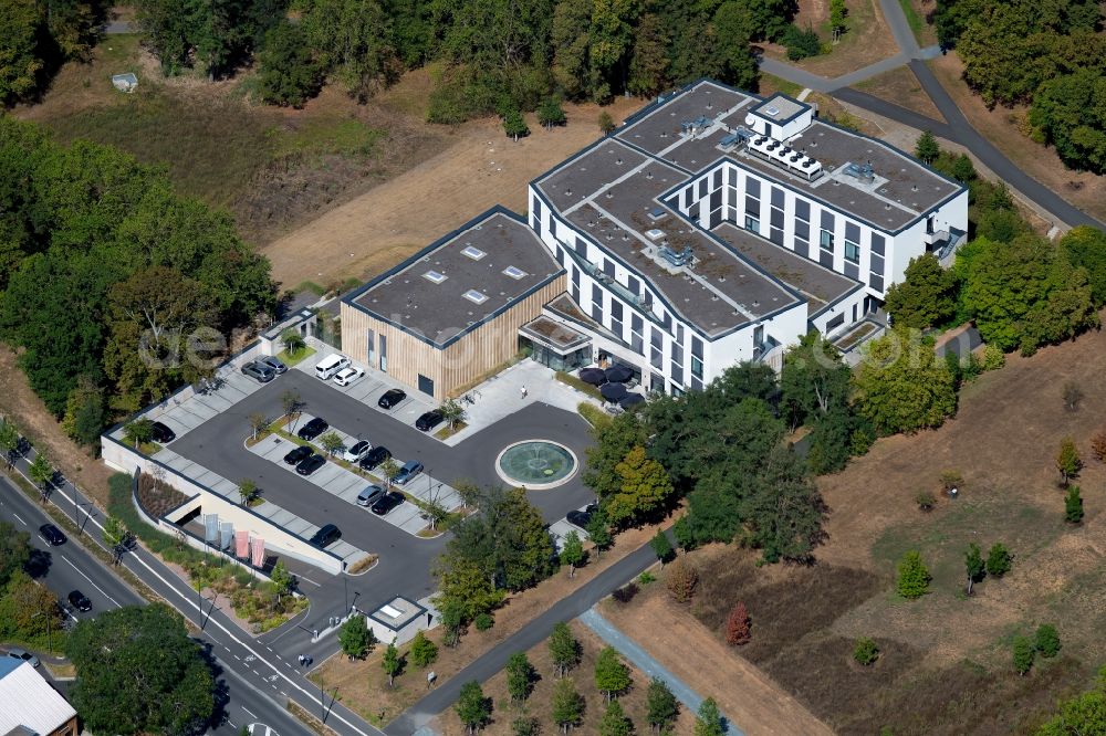 Aerial image Würzburg - Complex of the hotel building Hotel Melchior Park GmbH Am Galgenberg in Wuerzburg in the state Bavaria, Germany