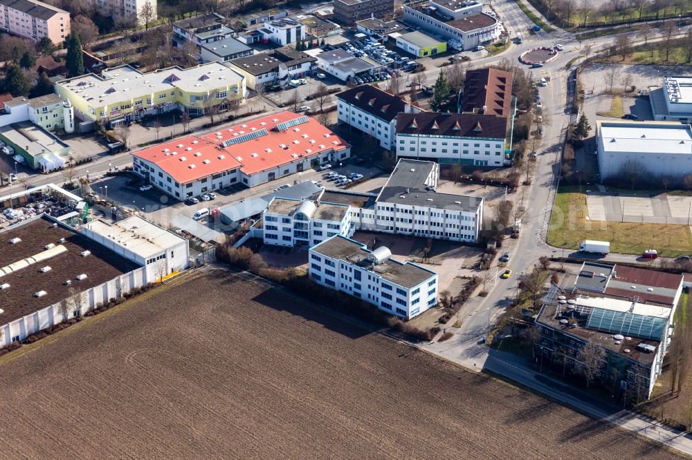 Aerial photograph Herrenberg - Complex of the hotel building H+ Hotel Stuttgart Herrenberg in Herrenberg in the state Baden-Wuerttemberg, Germany