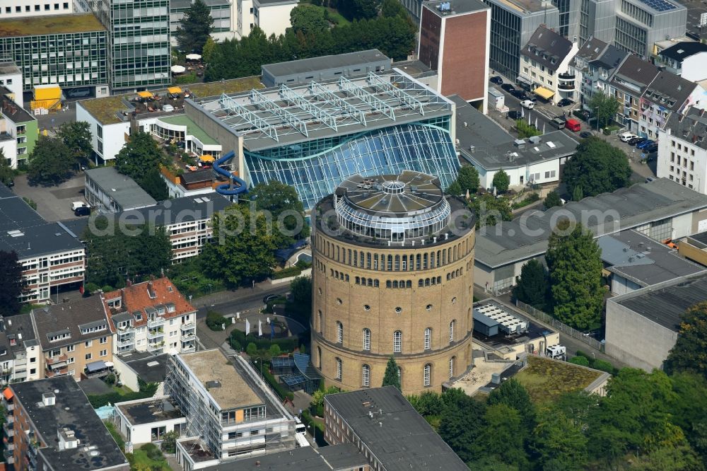 Aerial image Köln - Complex of the hotel building Hotel in Wasserturm on Kaygasse in the district Innenstadt in Cologne in the state North Rhine-Westphalia, Germany