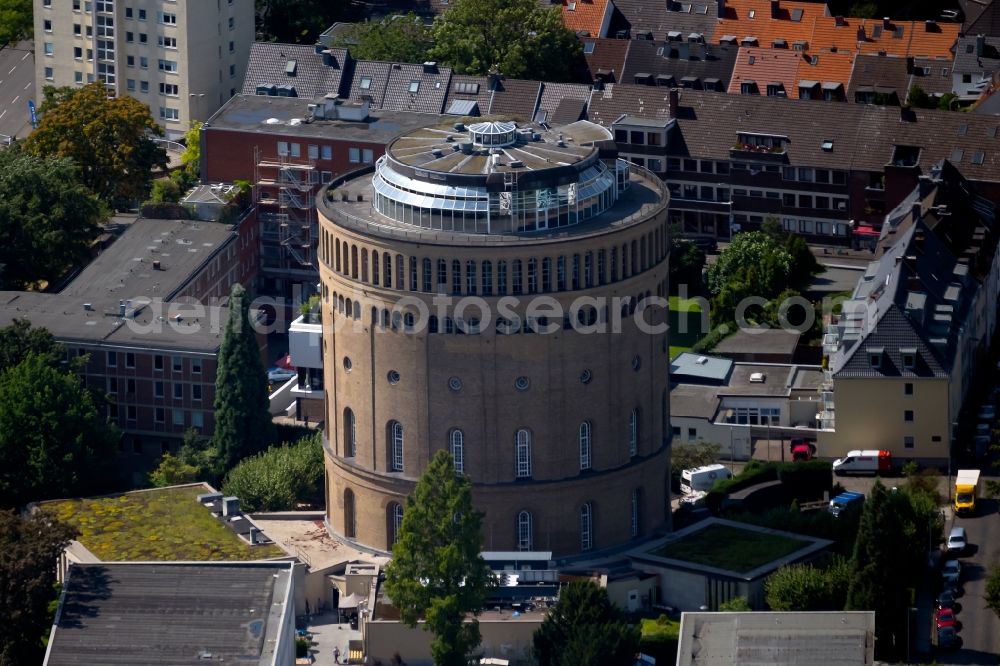 Köln from above - Complex of the hotel building Hotel in Wasserturm on Kaygasse in the district Innenstadt in Cologne in the state North Rhine-Westphalia, Germany