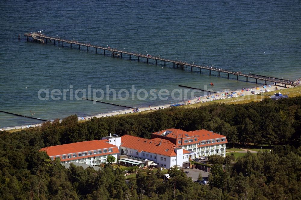 Graal-Müritz from above - Complex of the hotel building IFA Hotel in Graal-Mueritz in the state Mecklenburg - Western Pomerania