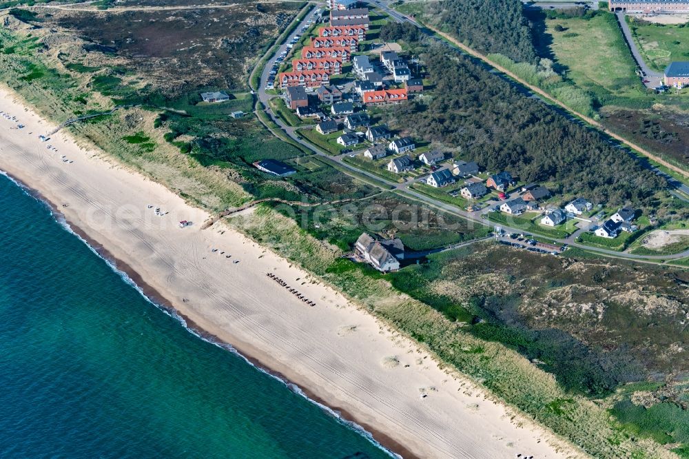 Sylt from the bird's eye view: Complex of the hotel building SOeL`Ring Hof in the district Rantum (Sylt) in Sylt on Island Sylt in the state Schleswig-Holstein, Germany