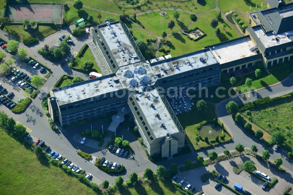 Aerial image Blankenfelde-Mahlow - Complex of the hotel building Van der Valk Hotel Berlin Brandenburg in Blankenfelde-Mahlow in the state Brandenburg