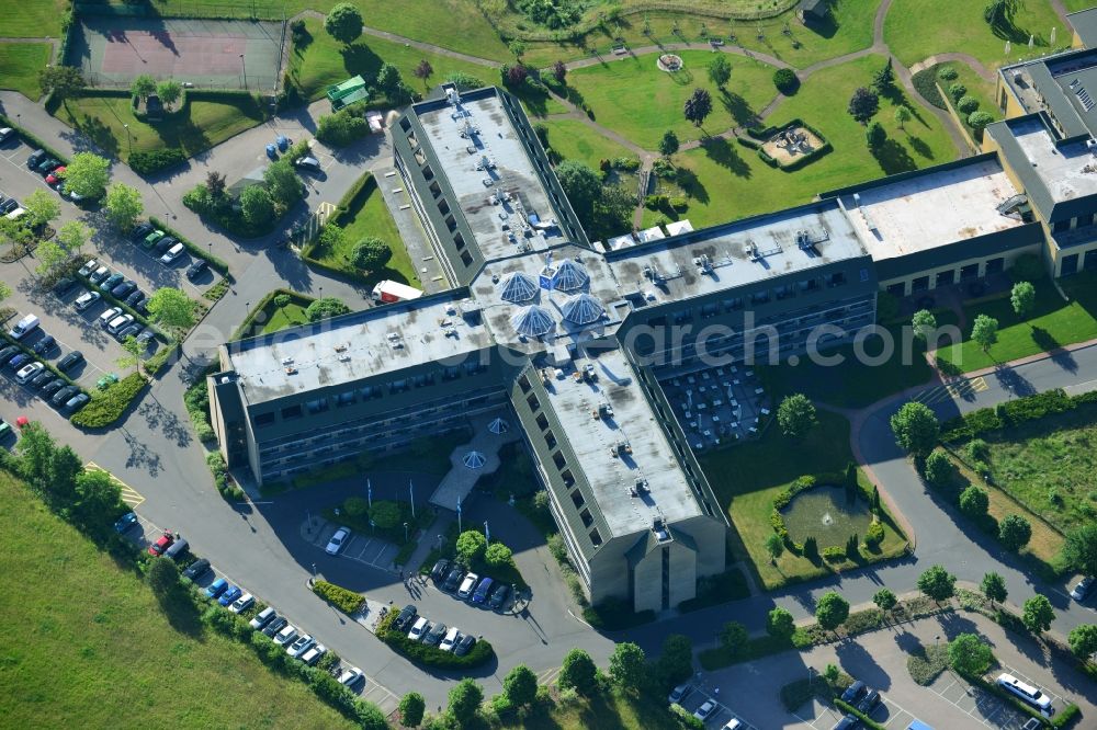 Aerial photograph Blankenfelde-Mahlow - Complex of the hotel building Van der Valk Hotel Berlin Brandenburg in Blankenfelde-Mahlow in the state Brandenburg