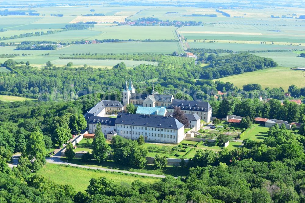 Aerial photograph Dingelstädt - Complex Huysburg, a monastery on the Romanesque Road at Dingelstädt in Saxony-Anhalt