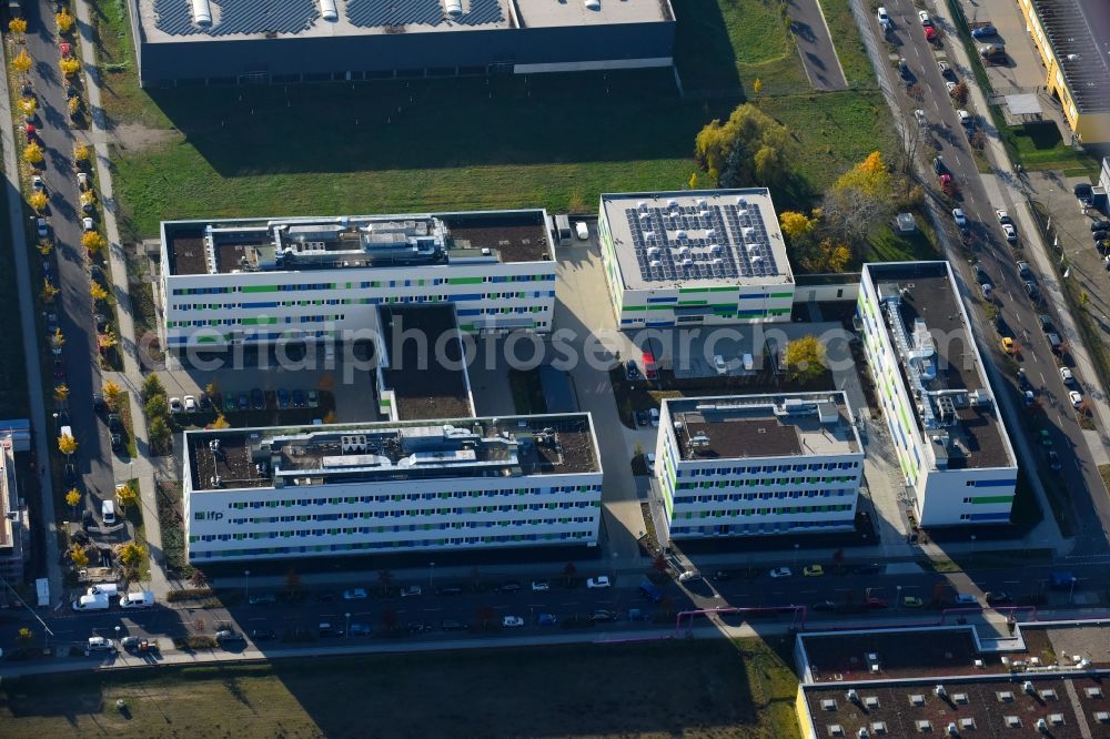 Aerial image Berlin - Building complex of the Institute ifp Institut fuer Produktqualitaet GmbH in Berlin in Germany