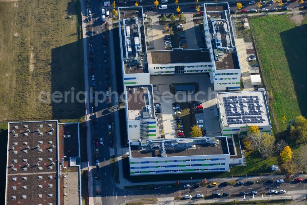 Berlin from the bird's eye view: Building complex of the Institute ifp Institut fuer Produktqualitaet GmbH in Berlin in Germany