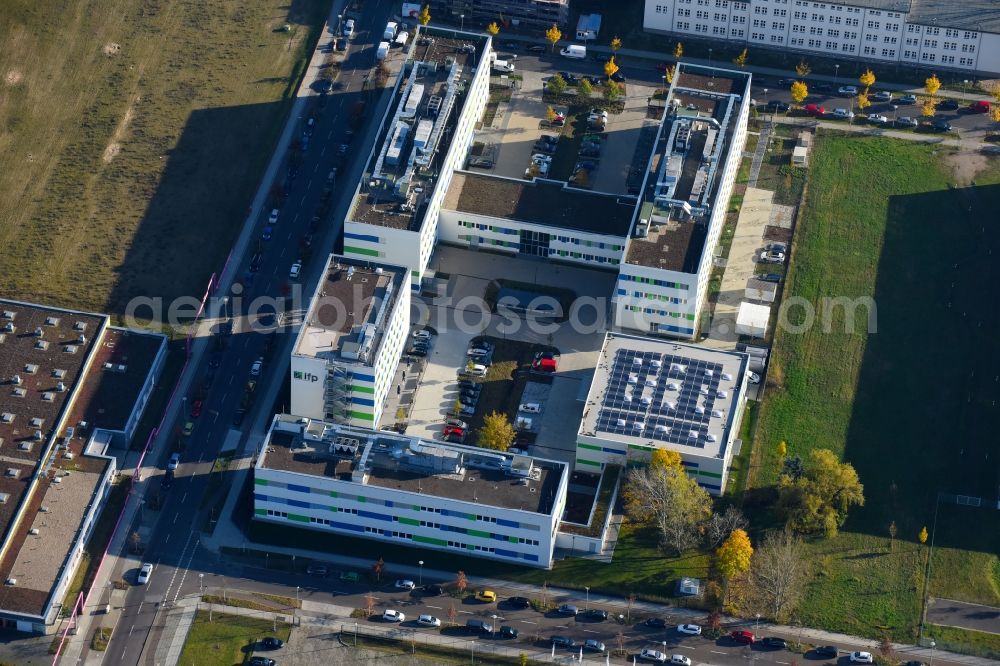 Aerial photograph Berlin - Building complex of the Institute ifp Institut fuer Produktqualitaet GmbH in Berlin in Germany