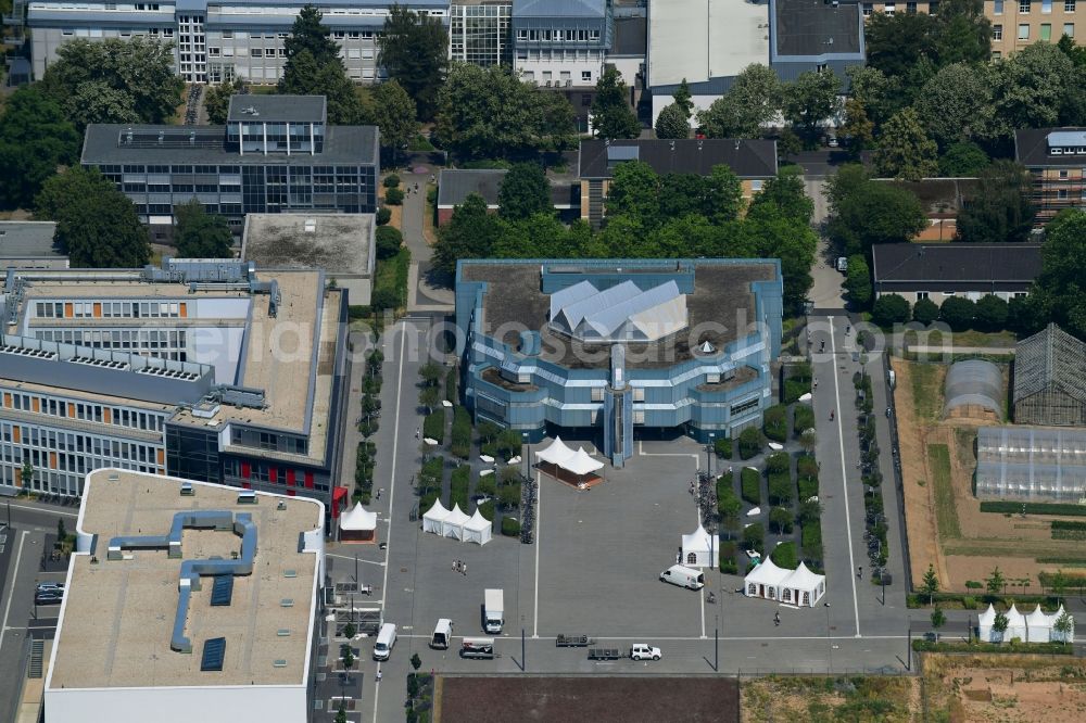 Bonn from above - Building complex of the Institute b-it (Bonn-Aachen International Center for Information Technology) on Endenicher Allee in the district Poppelsdorf in Bonn in the state North Rhine-Westphalia, Germany