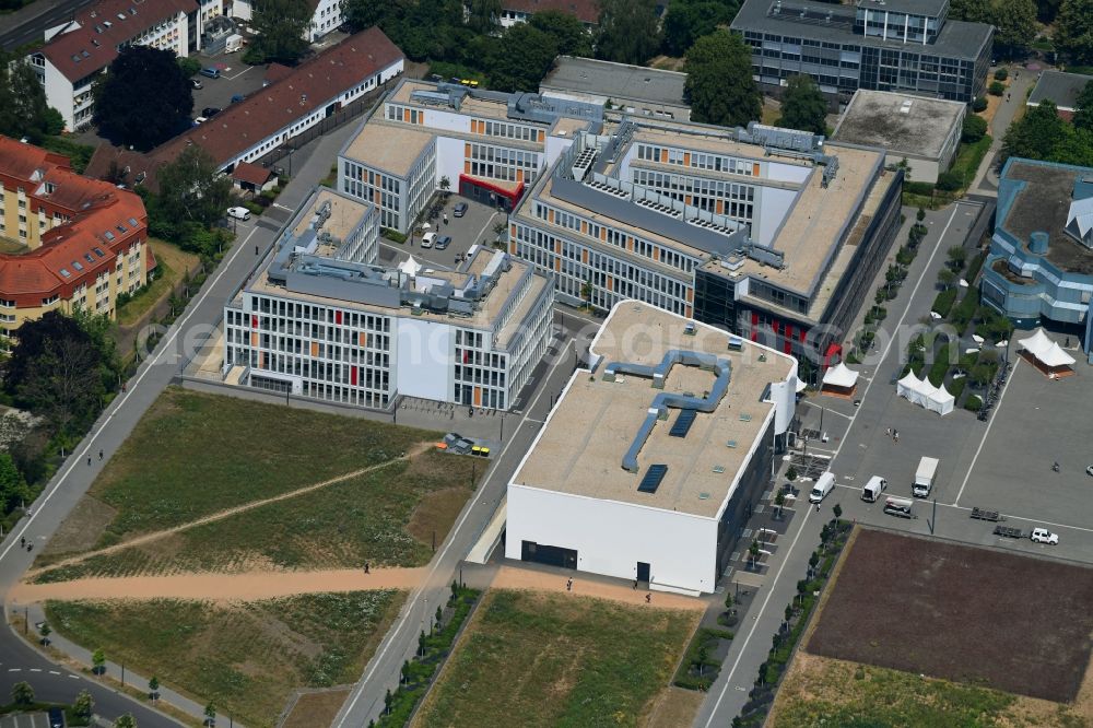 Aerial image Bonn - Building complex of the Institute b-it (Bonn-Aachen International Center for Information Technology) on Endenicher Allee in the district Poppelsdorf in Bonn in the state North Rhine-Westphalia, Germany