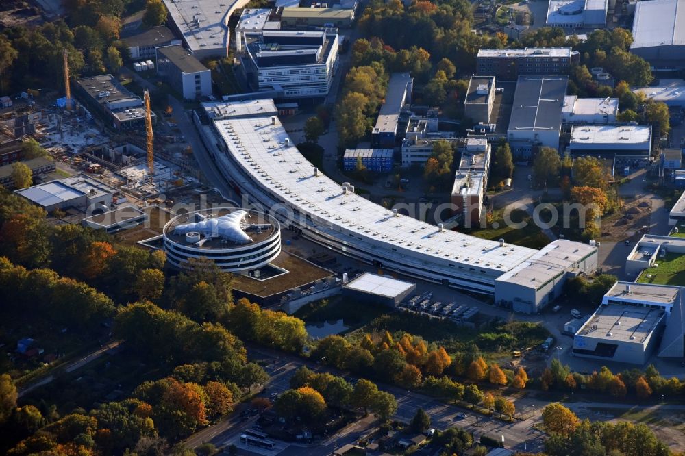 Aerial image Hamburg - Building complex of the Institute Center for Free-Electron Laser Science in Hamburg in Germany