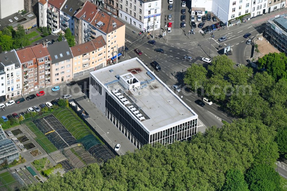 Köln from the bird's eye view: Building complex of the Institute COPT.ZENTRUM in the district Lindenthal in Cologne in the state North Rhine-Westphalia, Germany