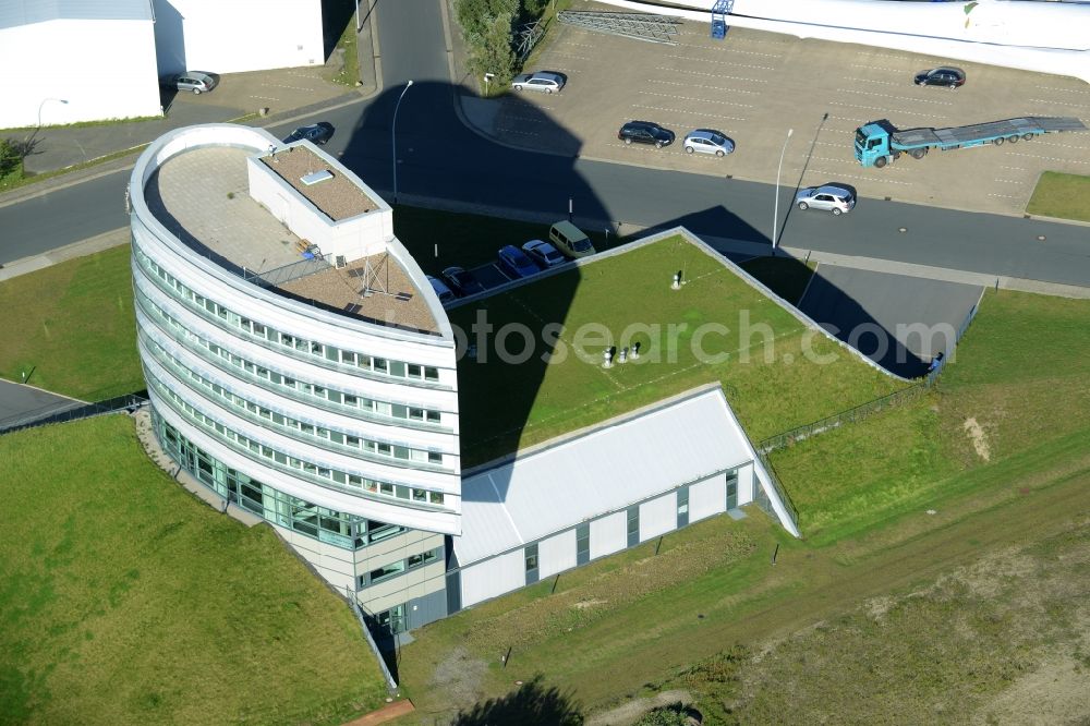 Aerial image Bremerhaven - Building complex of the Institute Fraunhofer IWES in Bremerhaven in the state Bremen