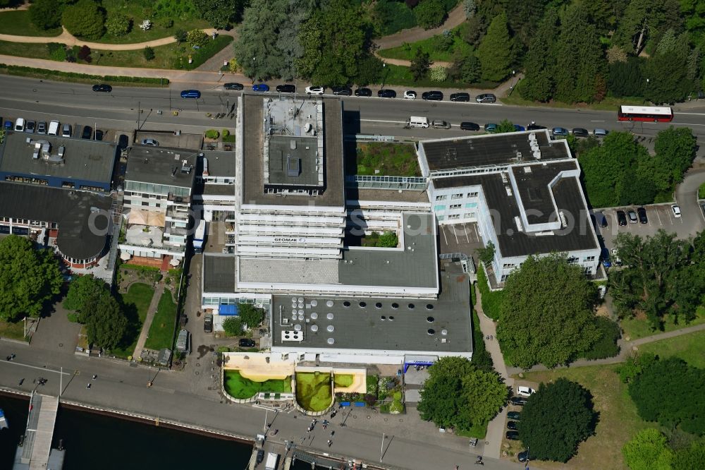 Aerial image Kiel - Building complex of the Institute GEOMAR Helmholtz-Zentrum fuer Ozeanforschung in the district Duesternbrook in Kiel in the state Schleswig-Holstein, Germany