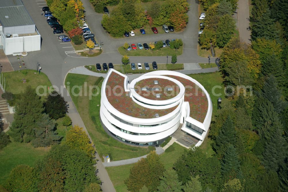 Heidelberg from above - Building complex of the Institute Haus der Astronomie im Max-Planck-Institut fuer Astronomie on street Koenigstuhl in Heidelberg in the state Baden-Wuerttemberg