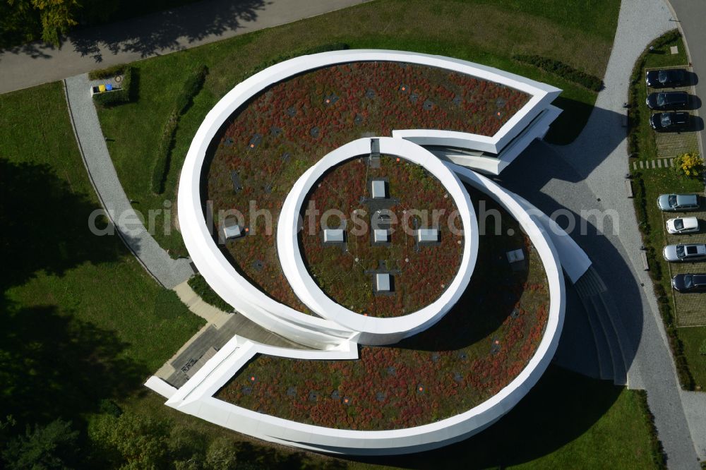 Heidelberg from above - Building complex of the Institute Haus der Astronomie im Max-Planck-Institut fuer Astronomie on street Koenigstuhl in Heidelberg in the state Baden-Wuerttemberg