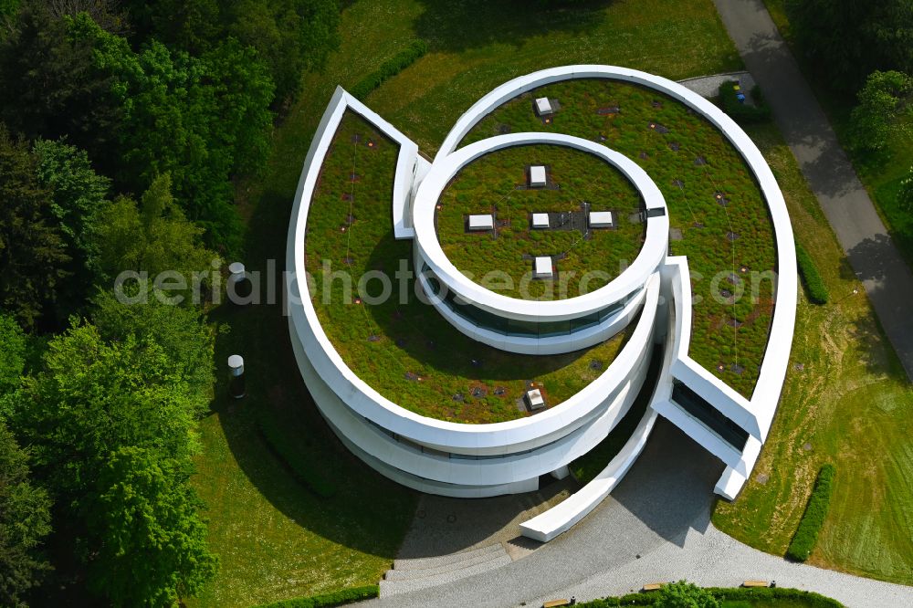 Heidelberg from above - Building complex of the Institute Haus der Astronomie im Max-Planck-Institut fuer Astronomie on street Koenigstuhl in Heidelberg in the state Baden-Wuerttemberg