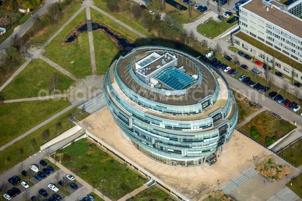 Aerial image Hannover - Building complex of the Institute International Neuroscience Institute ( INI ) on Rudolf-Pichlmayr-Strasse in the district Buchholz-Kleefeld in Hannover in the state Lower Saxony, Germany