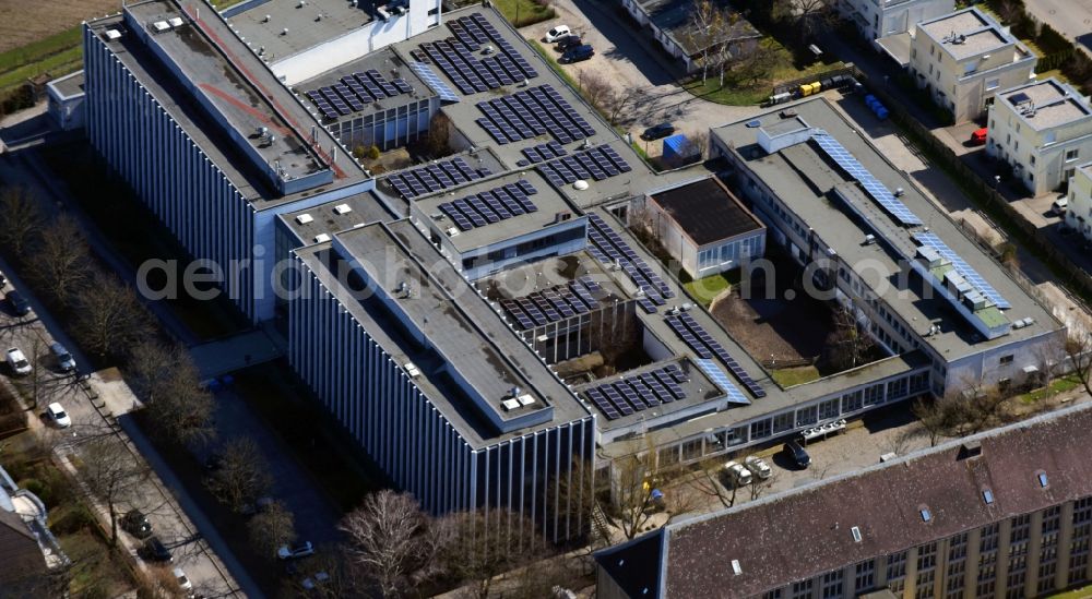 Berlin from above - Building complex of the Institute Kunsthistorisches Institut of FU Berlin in the district Dahlem in Berlin