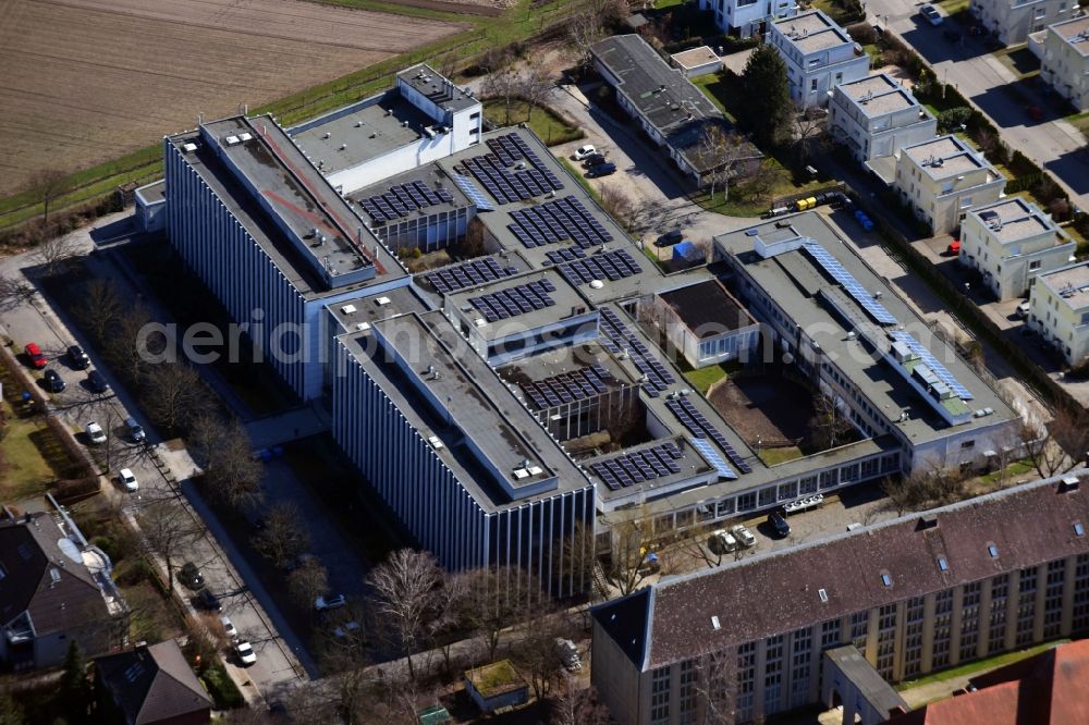 Berlin from the bird's eye view: Building complex of the Institute Kunsthistorisches Institut of FU Berlin in the district Dahlem in Berlin