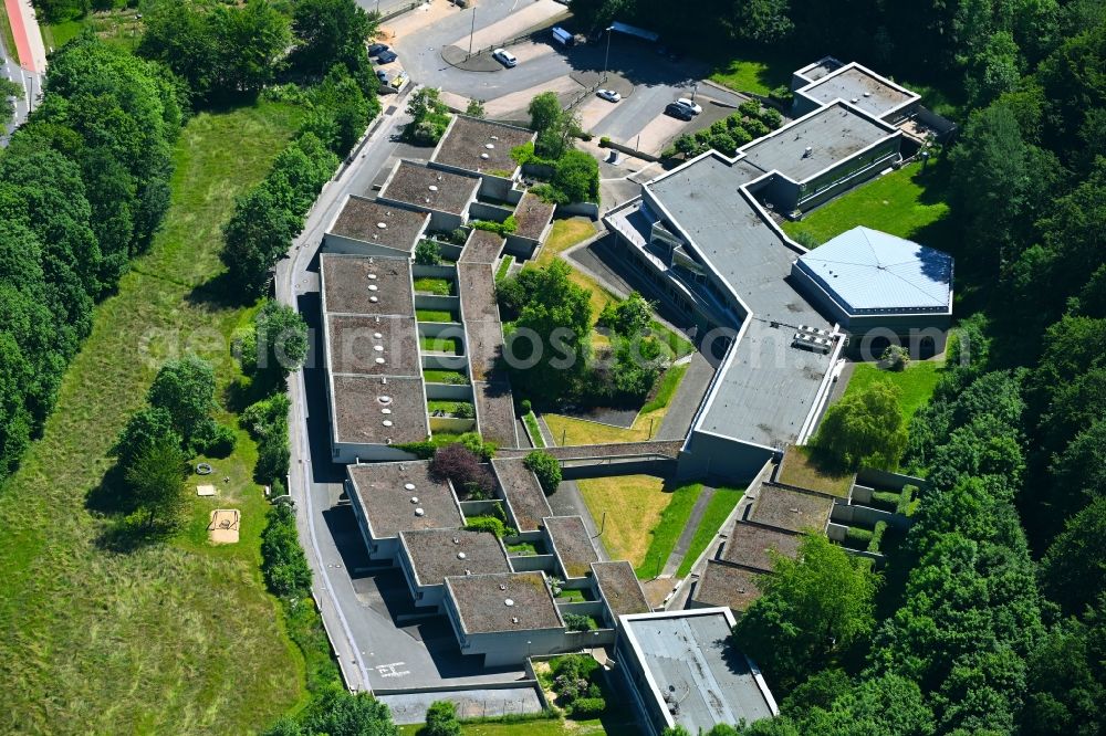 Bielefeld from above - Building complex of the Institute Zentrum fuer interdisziplinaere Forschung in the district Schildesche in Bielefeld in the state North Rhine-Westphalia, Germany