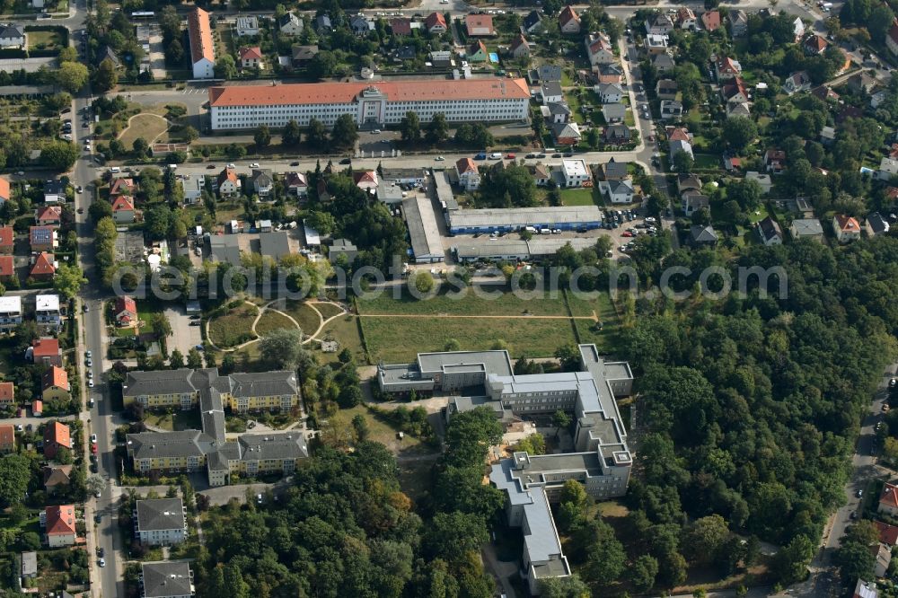 Aerial image Berlin - Building complex of the university Katholische Hochschule fuer Sozialwesen Berlin in Berlin