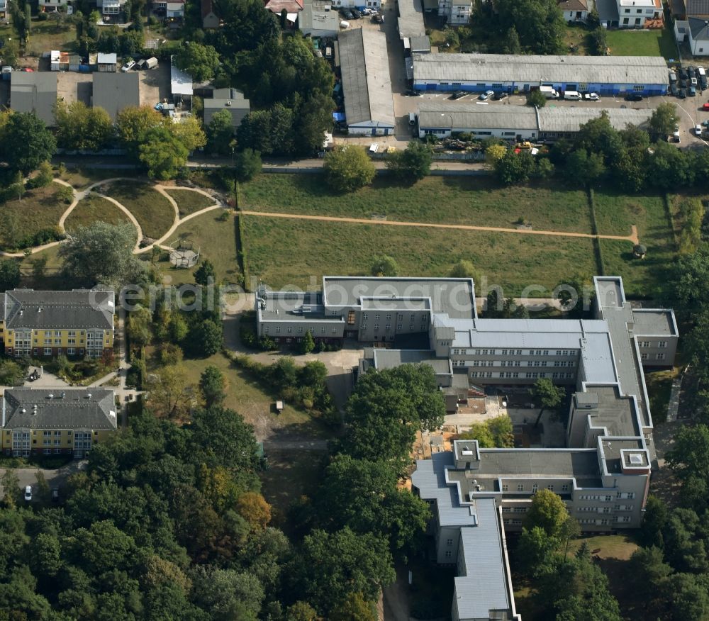 Berlin from above - Building complex of the university Katholische Hochschule fuer Sozialwesen Berlin in Berlin