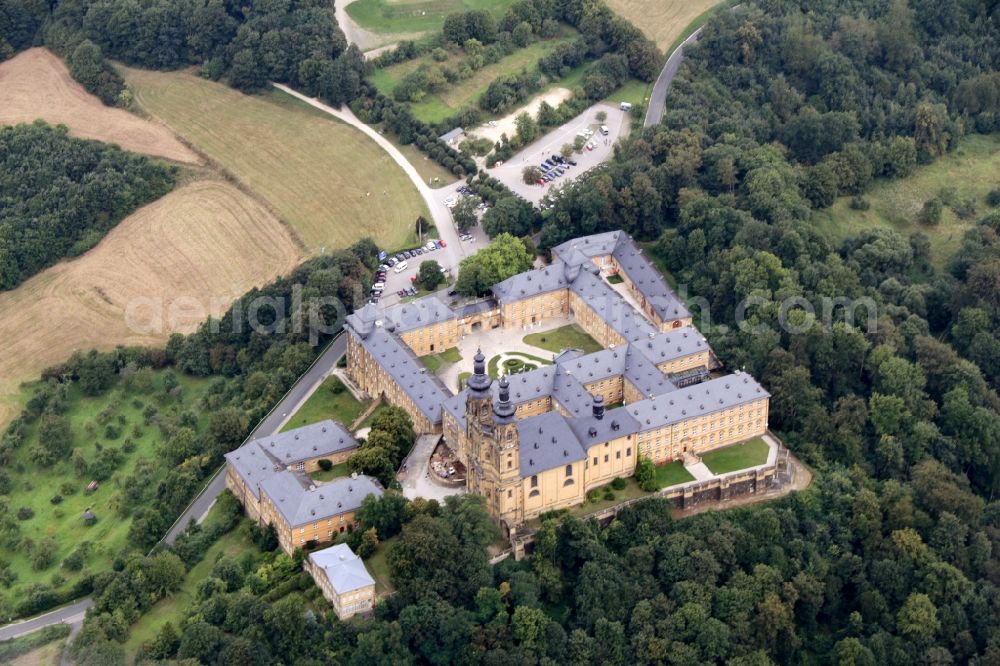 Aerial photograph Bad Staffelstein - Complex of buildings of the monastery Banz in Bad Staffelstein in the state Bavaria