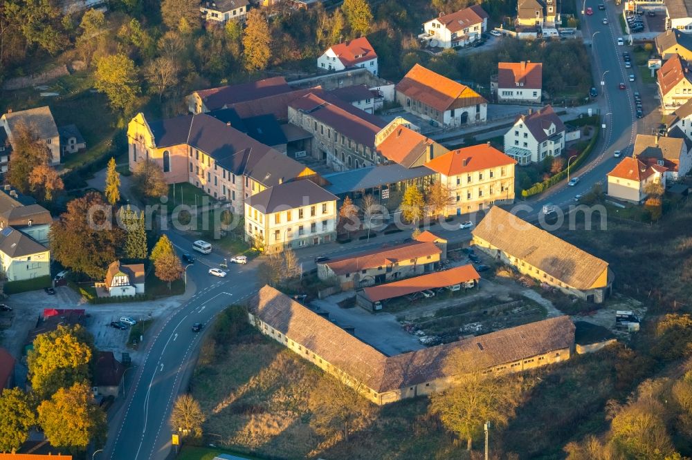 Aerial photograph Bredelar - Complex of buildings of the monastery on Sauerlandstrasse in Bredelar in the state North Rhine-Westphalia, Germany