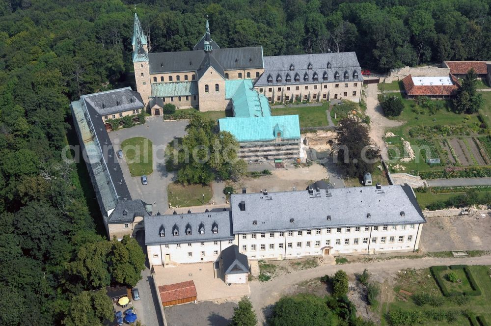 Aerial photograph Huy - Complex of buildings of the monastery Benediktinerkloster Huysburg in Huy in the state Saxony-Anhalt