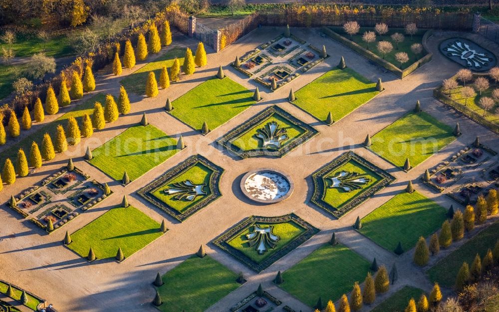 Aerial photograph Kamp-Lintfort - Complex of buildings of the monastery in Kamp-Lintfort in the state North Rhine-Westphalia