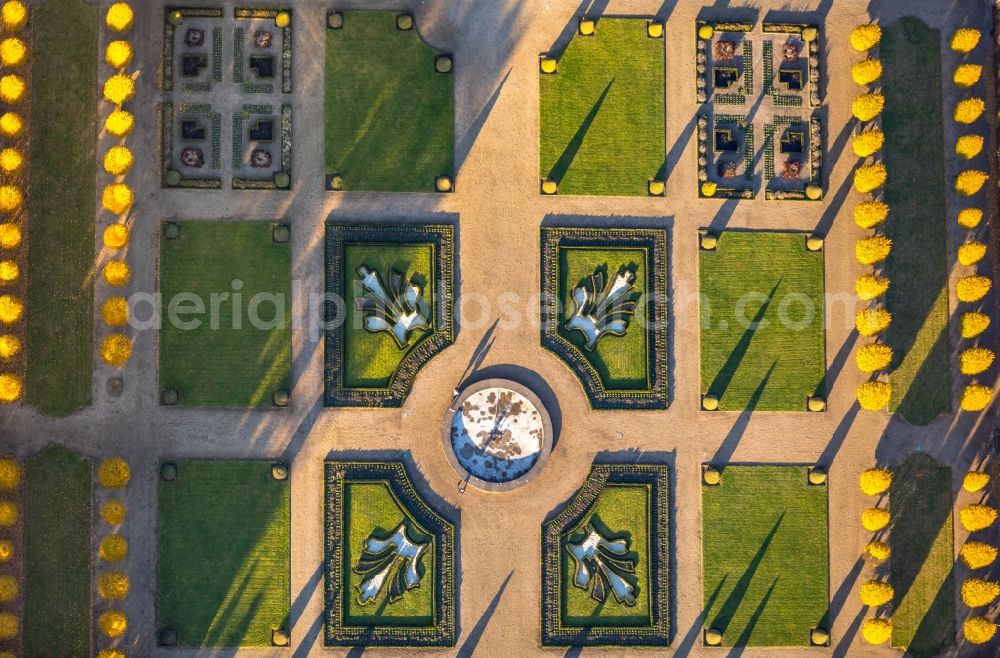 Kamp-Lintfort from the bird's eye view: Complex of buildings of the monastery in Kamp-Lintfort in the state North Rhine-Westphalia